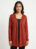 Sweater Casual Red Viscose & Blended