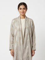 Sweater Casual Beige Blended