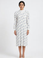 HQ FASHION Dress Casual White Polyester