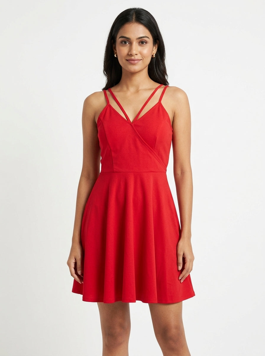 SBL Dress Casual Red Polyester