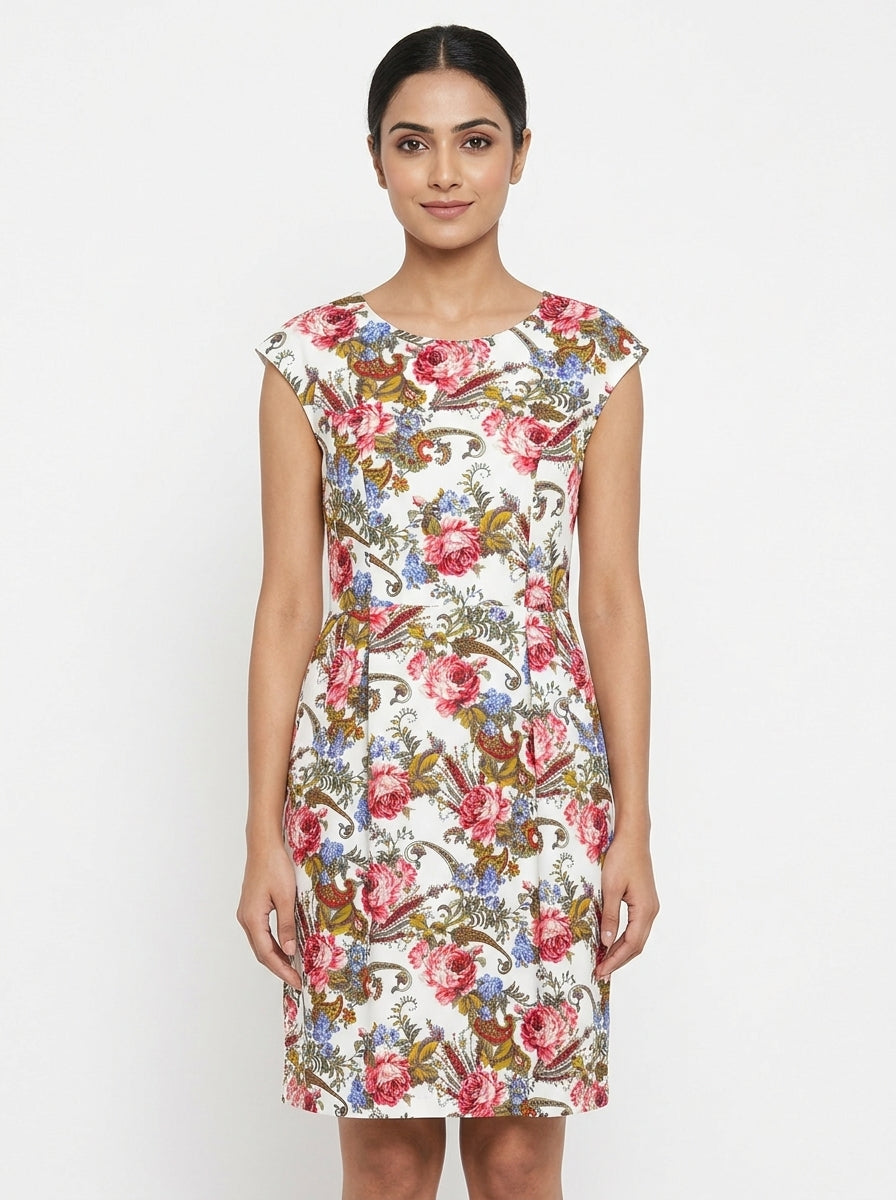 ZINK Dress Casual White Polyester
