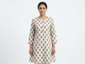 Biba Kurti Casual White Cotton