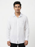 F1 Shirt Casual White Cotton