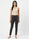 Prakriti Leggings Casual Charcoal Cotton