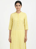 Aurelia Light Yellow Textured Top - XS