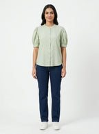 Annabelle Light Green Blouse - Size L