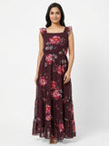 Dressberry Dress Casual Plum Polyester