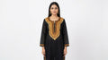 Black Embroidered Kurti