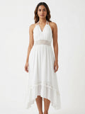 Dress Casual White Cotton