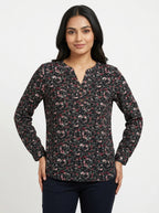 Fig Floral Print Blouse/Top - Size S