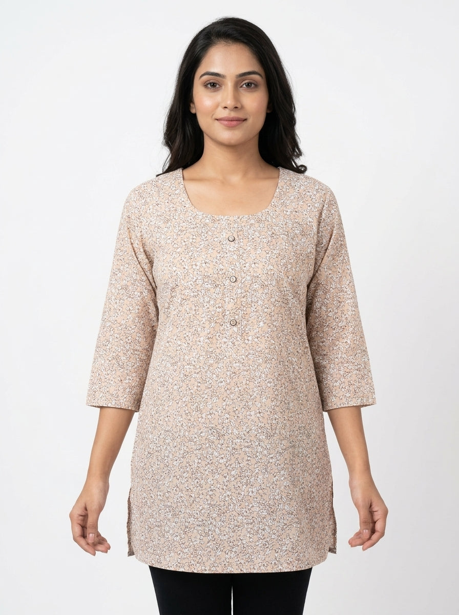Hi Fashion Floral Print Blouse - Size M