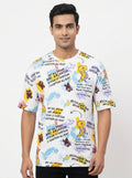 Jamie Hustler J&H Multi-color Graphic Print Top - Size L