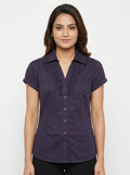 Wardrobe Women's Dark Purple Blouse