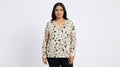 Reo Cream Floral Pattern Top/Dress