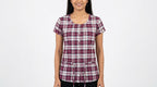 Lee Cooper Red Plaid Casual Button-Up Shirt - Size S