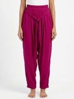 Sztori Magenta Gathered Top