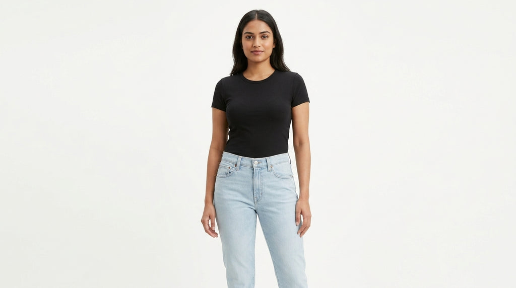 Light Blue Washed Denim Jeans
