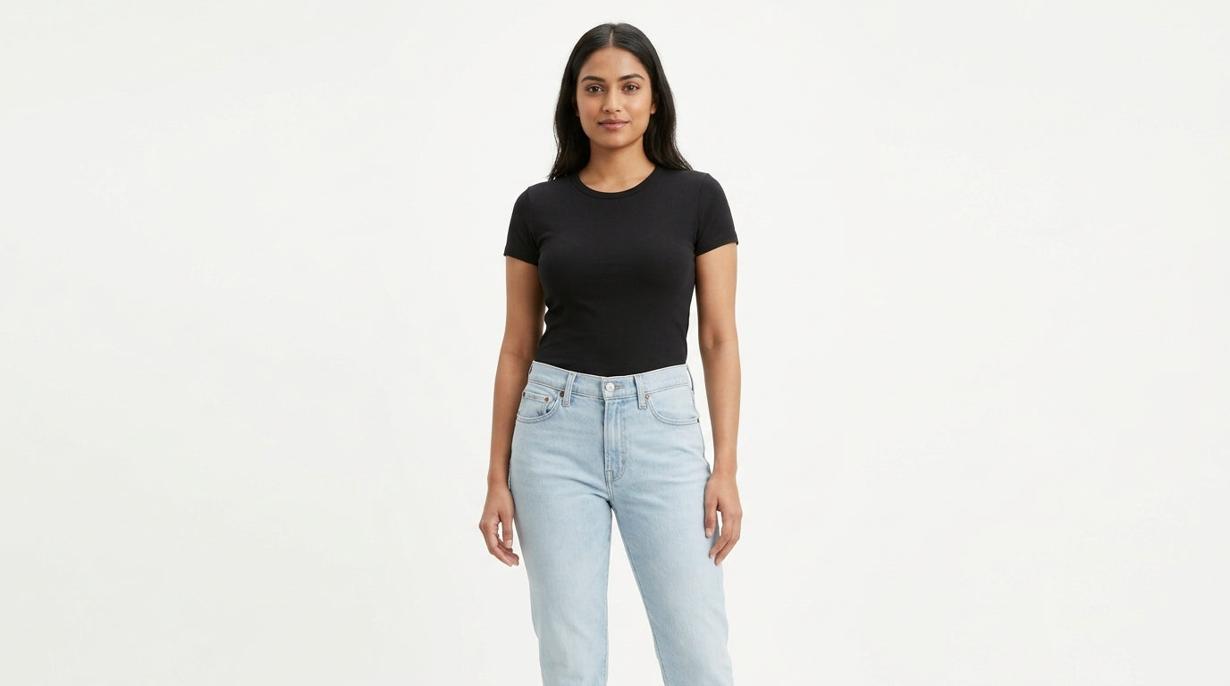 Light Blue Washed Denim Jeans