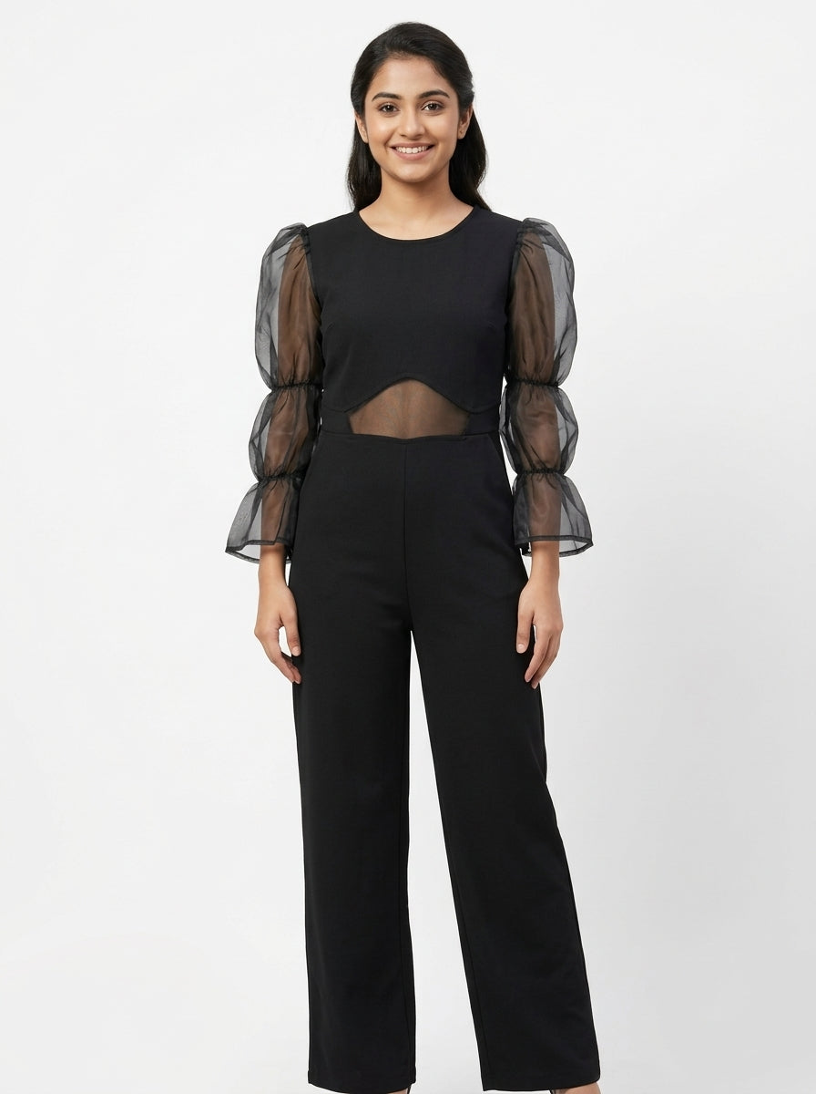 ATHENA Jumpsuit Casual Black Polyester