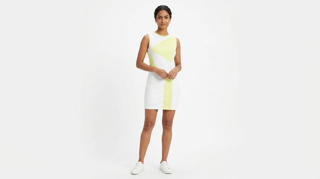 Women's Colorblock Sleeveless Mini Dress