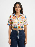 ONLY Top Casual White Cotton