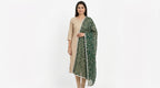 Elegant Green Embroidered Dupatta