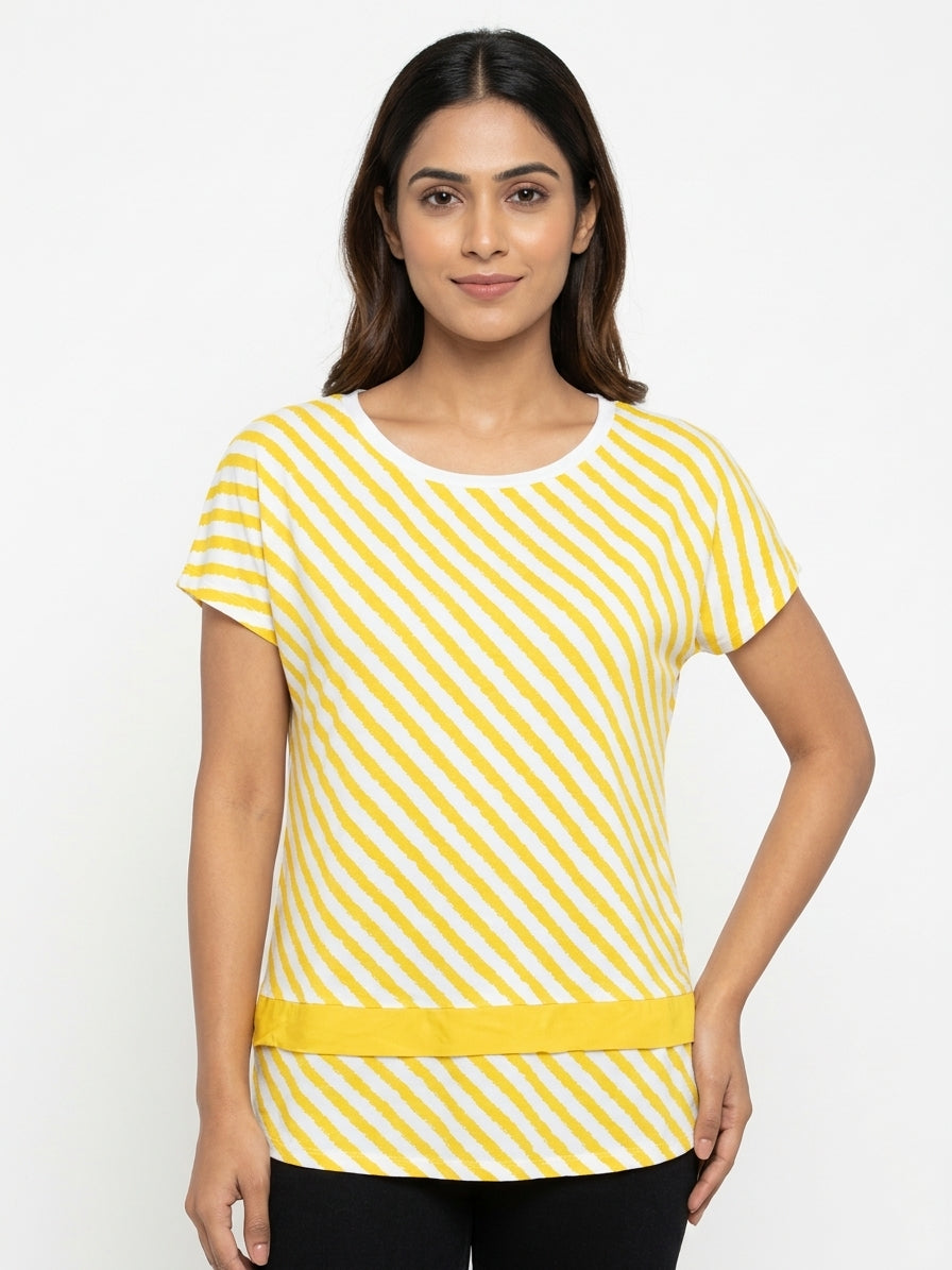 Scullers Viscose Lycra Blend Skirt - Size M