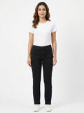 Stylish Black Regular Fit Casual Trousers
