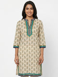TRISHAA Embroidered & Sequin Tunic Top - Size S