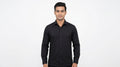 Classic Black Long Sleeve Casual Shirt