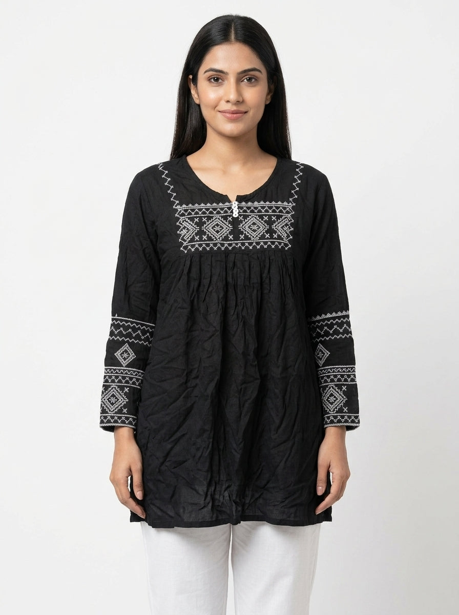 NEW TANSA Basic Dark Top - Size M