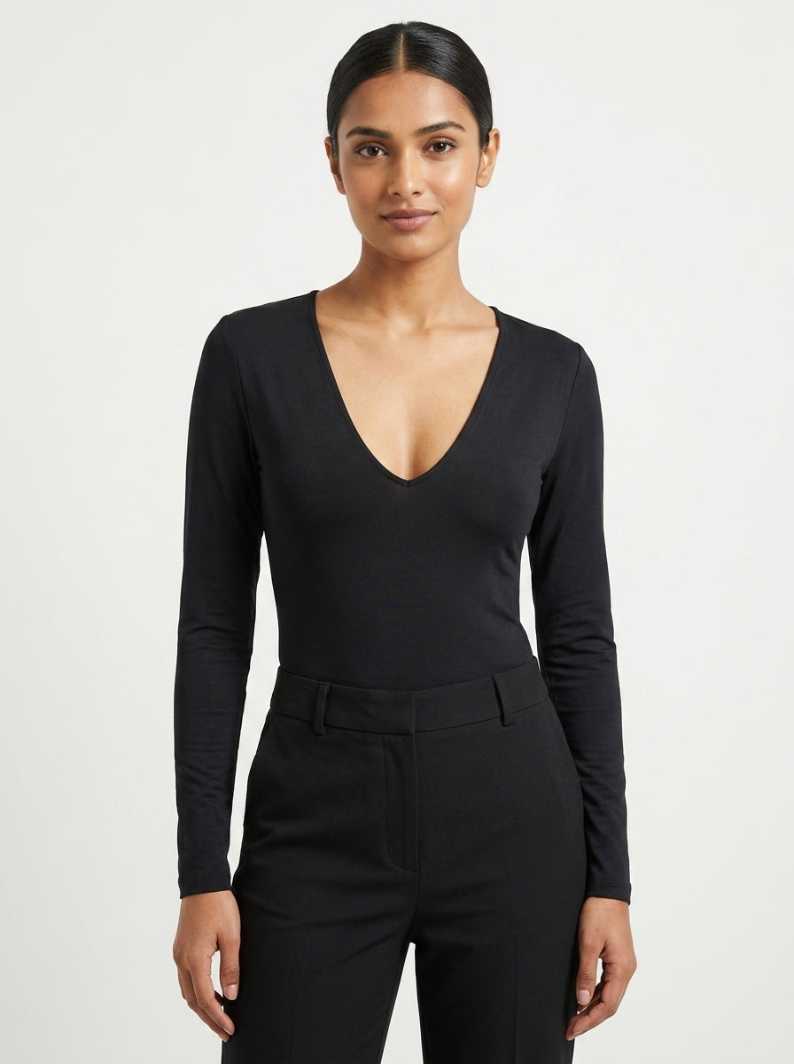 H&M Top Casual Beige Blended