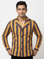 CBR Shirt Casual Mustard Polyester