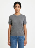 H&M Top Casual Grey Blended