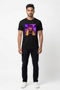 Poison Graphic Printed Black Tshirt