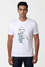Imposter - Quirky Graphic T-Shirt White Color