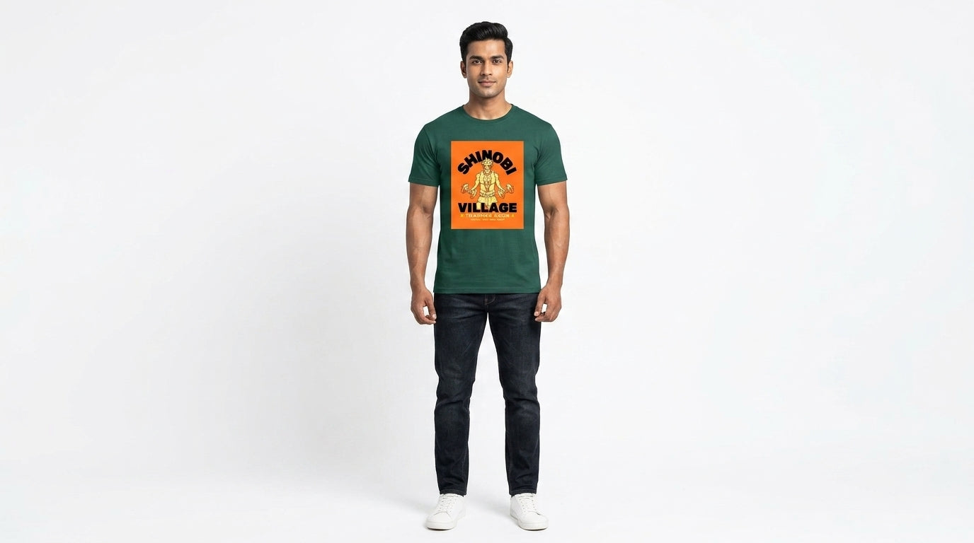 Shinobi Village Green Tee