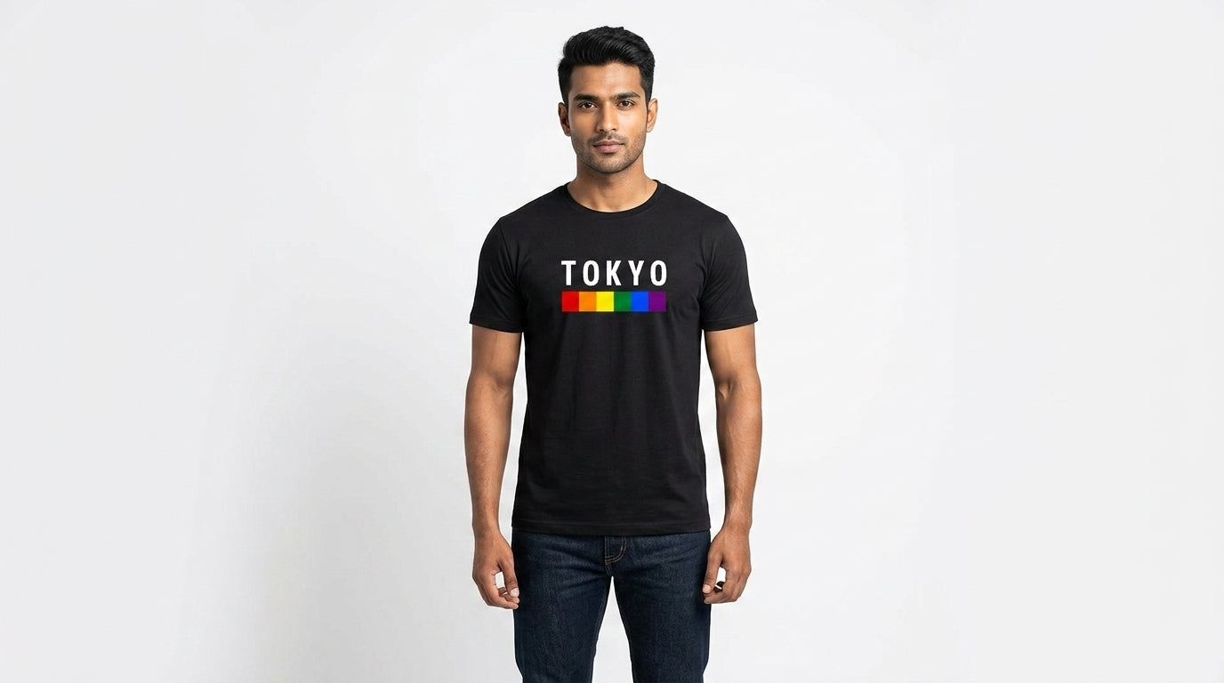Tokyo Graphic Printed Black Tshirt