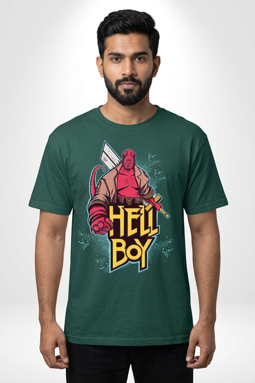 Hell Boy Green Tee