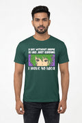 A Day Without Anime Green Tee