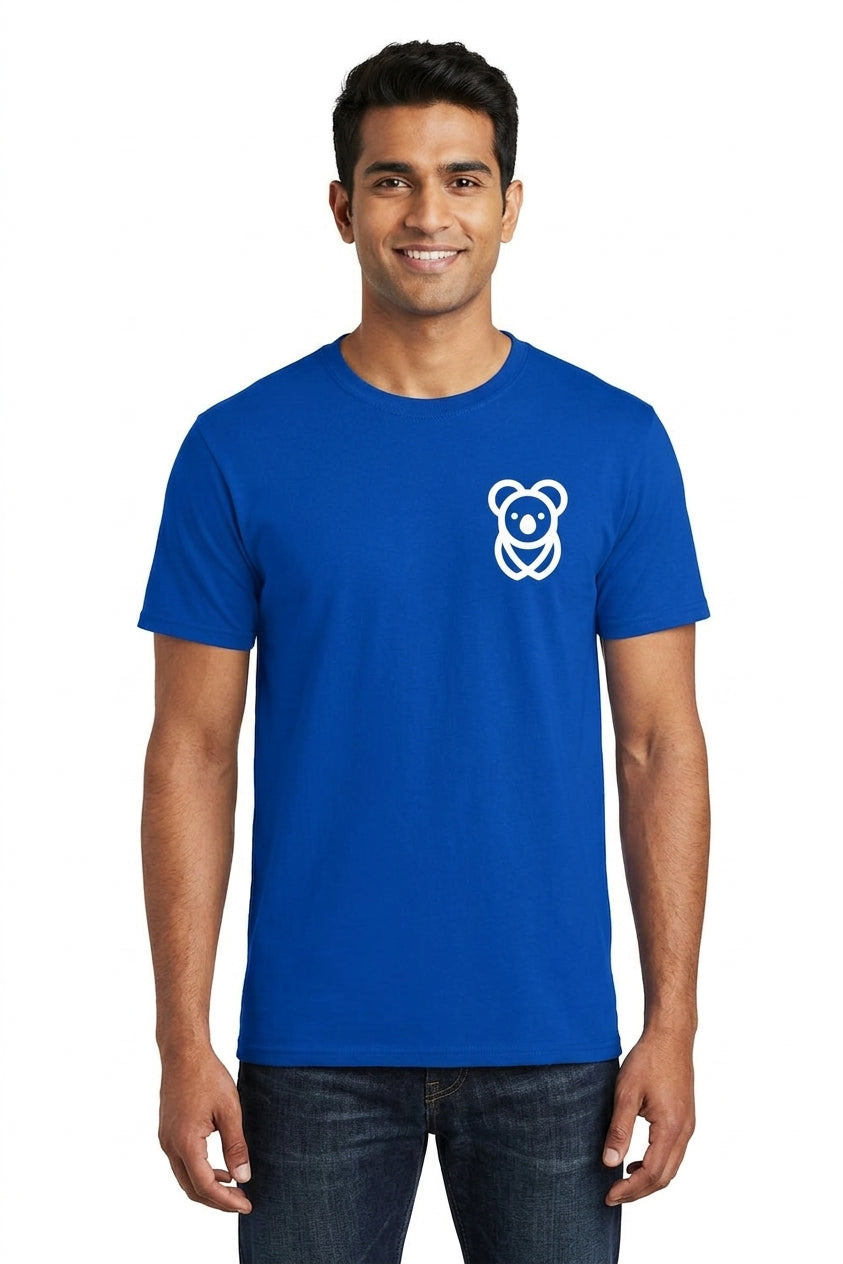 Koala Graphic Printed Blue Tshirt