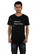 Titanic sank and the coder tee presents that using the float syntax from css
