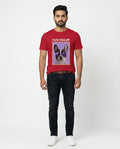 Hug Dealer Graphic Printed Red Tshirt