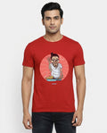 Salt Bae Nusret Skull Swag - Graphic quirky Red TShirt