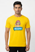 Boom Graphic Printed Yellow Tshirt