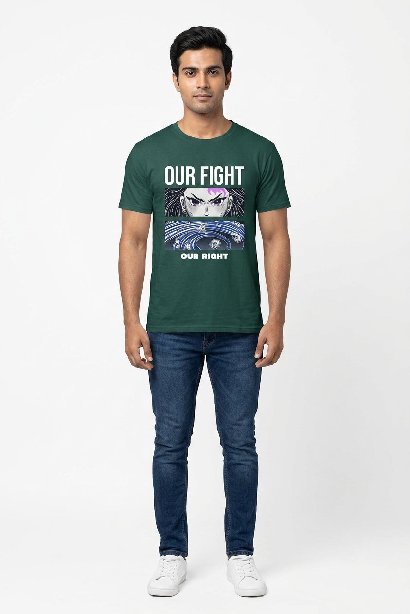 Our Fight Green Tee