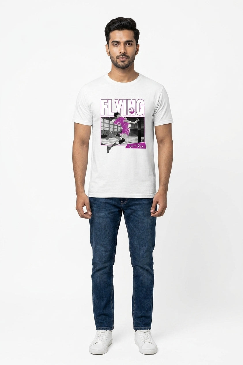 Flying White Tee