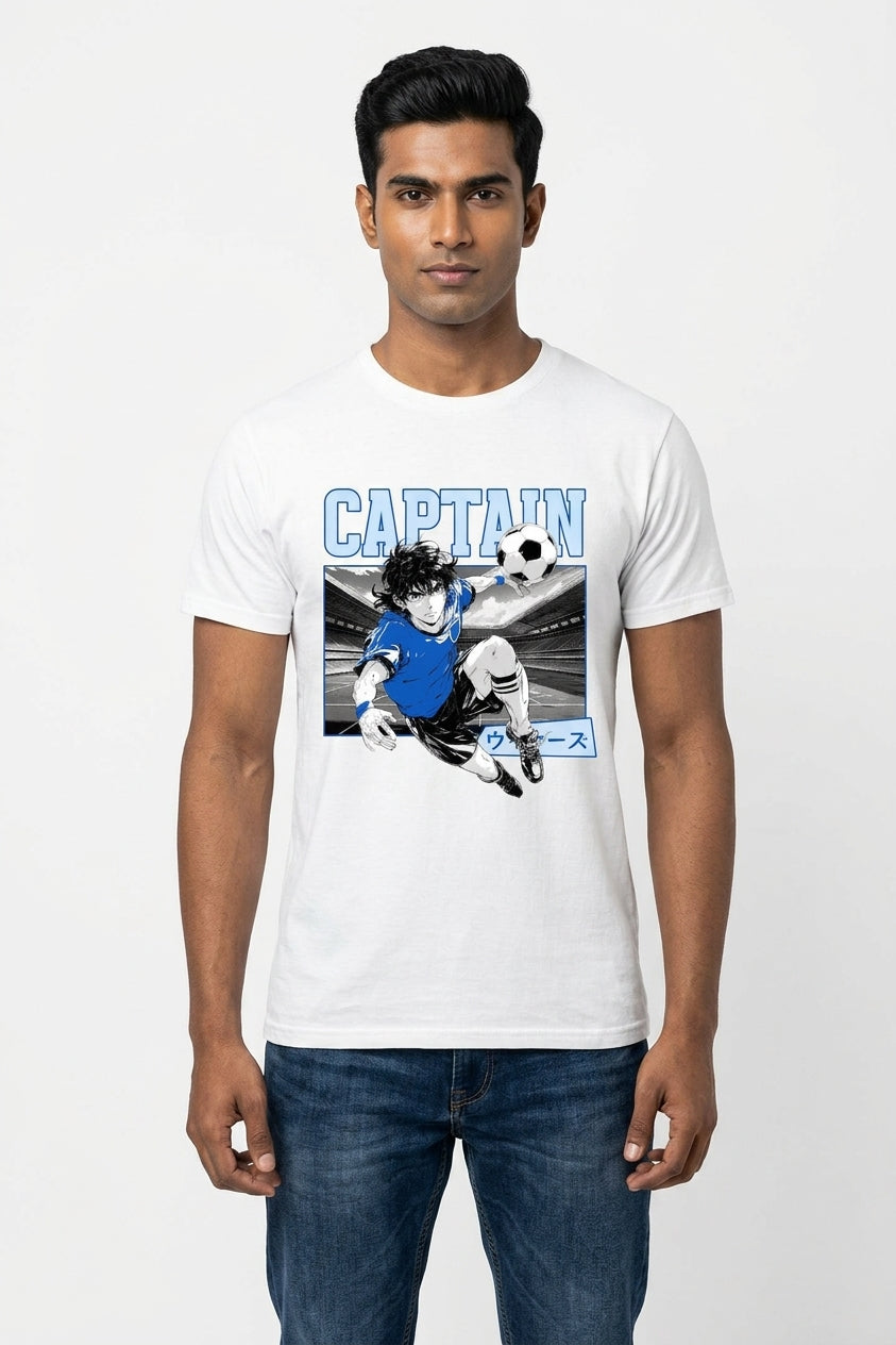 Captain White Tee