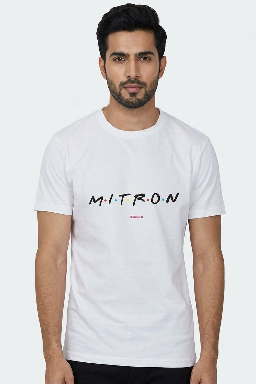 M.I.T.R.O.N - Graphic T-Shirt White Color