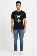 Chennai Thalaiva - Styched in India Graphic T-Shirt Black Color